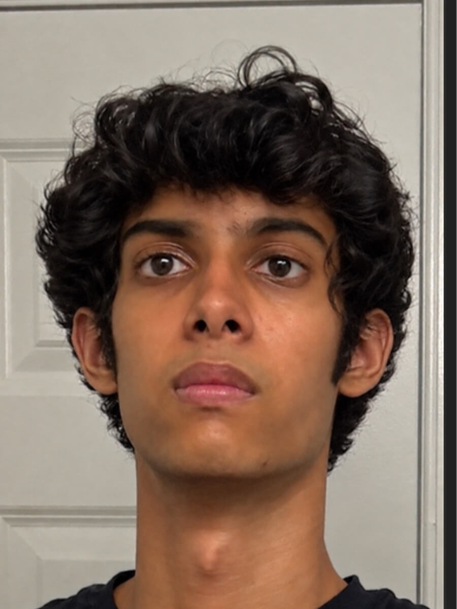 Headshot of a student with black hair