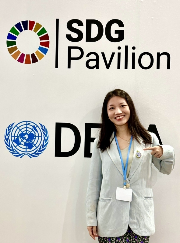 Ryna Cui at the Climate Science Olympiad