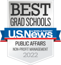 The School of Public Policy at University of Maryland is a top-ranked school for nonprofit management.