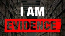 Poster of "I Am Evidence" documentary