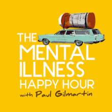 "The Mental Illness Happy Hour" podcast logo