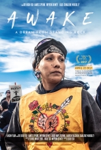 Movie poster of "Awake: A Dream from Standing Rock" documentary