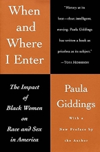 Cover of "When and Where I Enter" with white text on an orange and black background