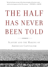 image of book cover with text :The Half Has Never Been Told"