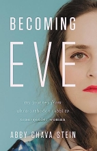 image of half of a woman's face against the text "becoming Eve"