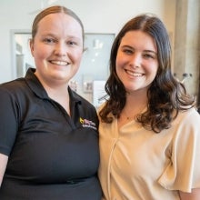 Madeleine Bulman ‘25 and Anna Devoto ‘26