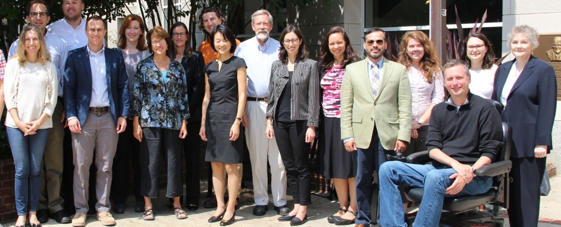 CISSM group photo outside Van Munching Hall