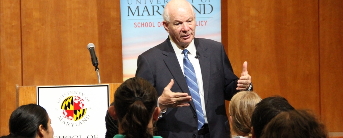 Senator Cardin at UMD School of Public Policy