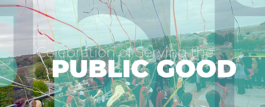 celebration of serving the public good