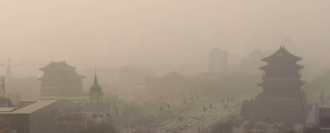 picture of air pollution in China