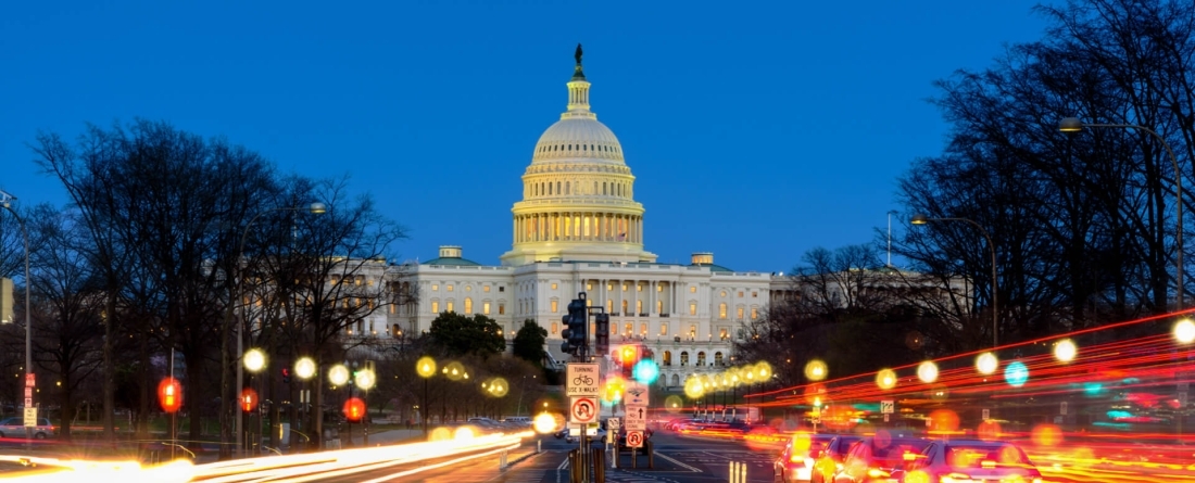 Washington, DC scene at night