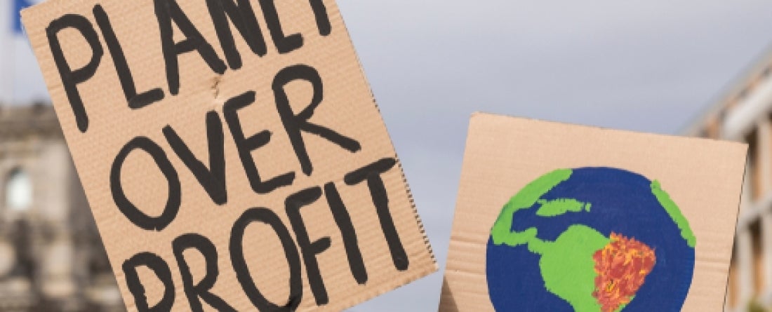 planet over profit - protest - climate