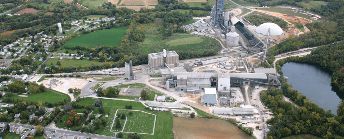 picture of Maryland cement plant