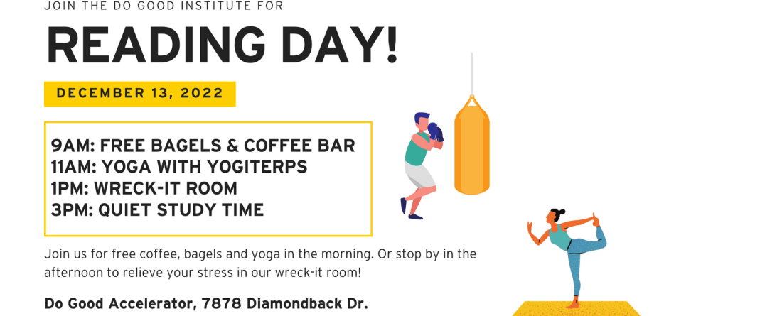 Join us for reading day at the Do Good Accelerator