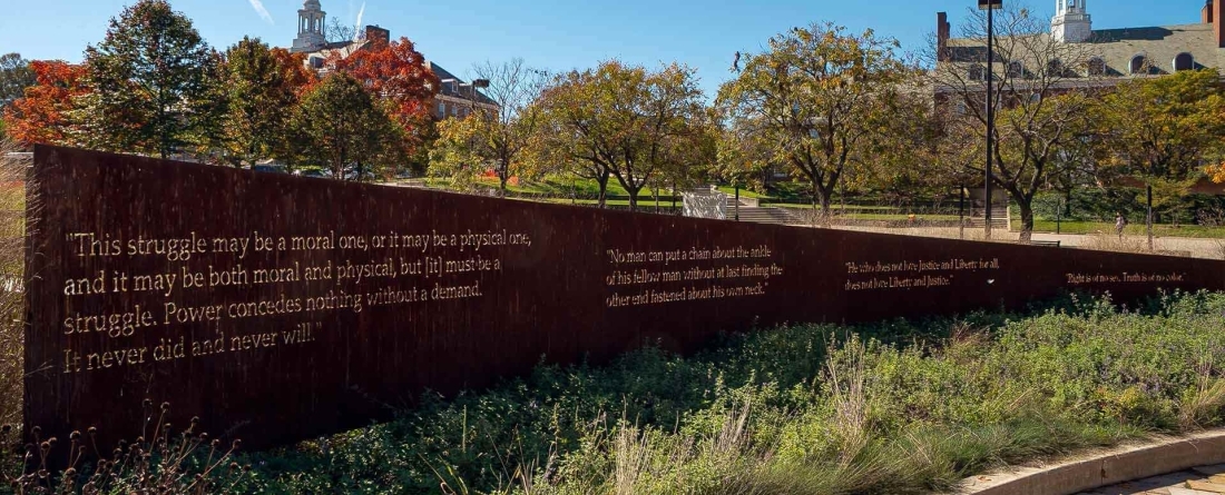 Frederick Douglass Square at the University of Maryland