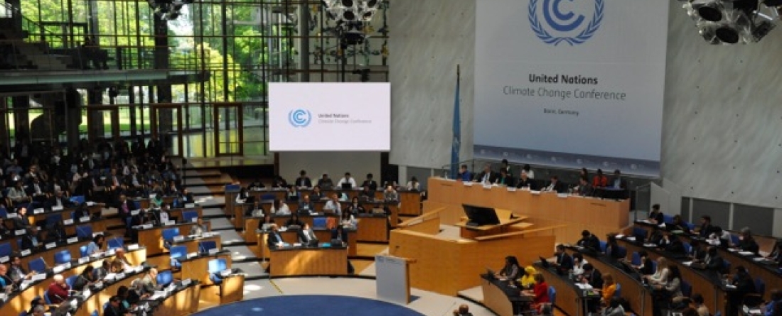 picture of Bonn Climate Conference room