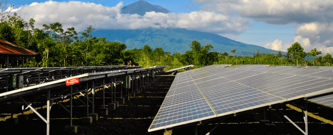 picture of solar panels in Indonesia