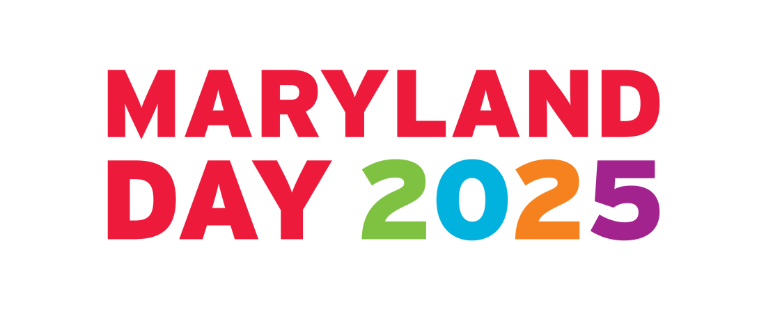 colorful text of Maryland Day 2025