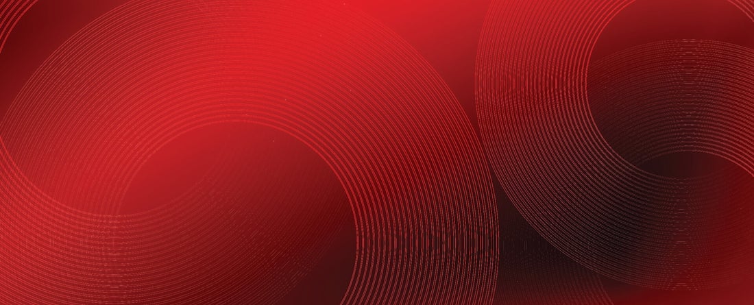 Red abstract artwork