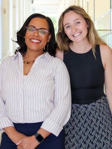 Photo of of Shavon White and jenny Cox